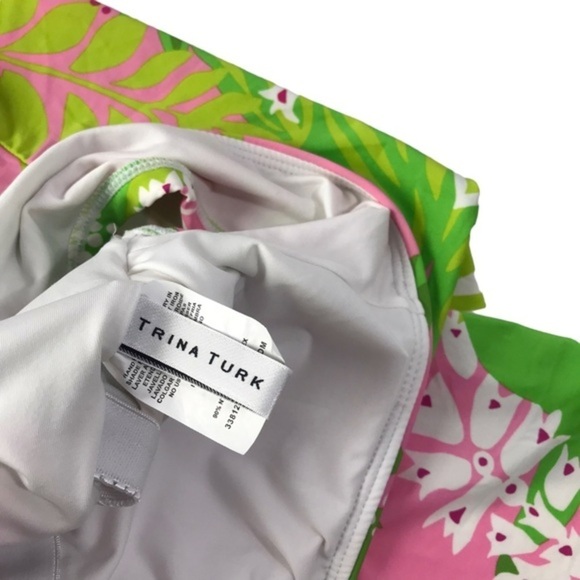 NWOT TRINA TURK La Palma Off The Shoulder One-Piece Swimsuit size 6 - Picture 10 of 10